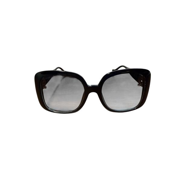 Gucci GG1029SA Oversized Black Gold Sunglasses Square Frame main image 9